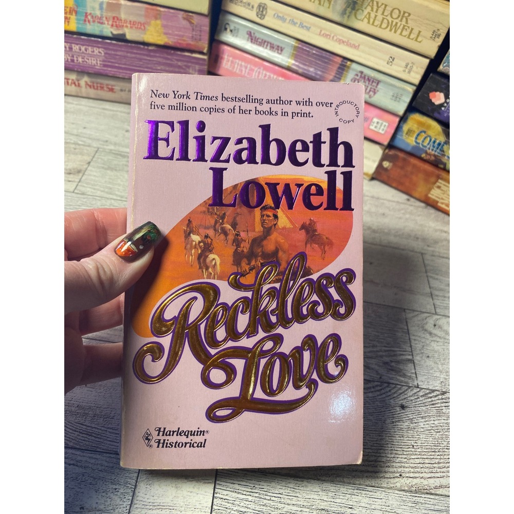 Elizabeth Lowell Reckless Love Harlequin Historical Romance Novel Paperback Book